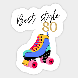 Retro 80s style Sticker